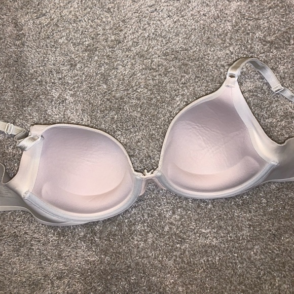 Warners Cream Floral Nylon Padded bra size 34C - Picture 8 of 9